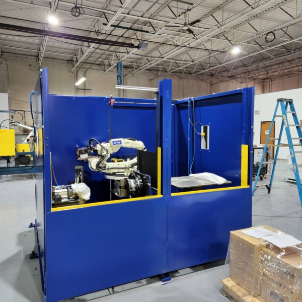 Single Robot Dual Station Auto Door Cell